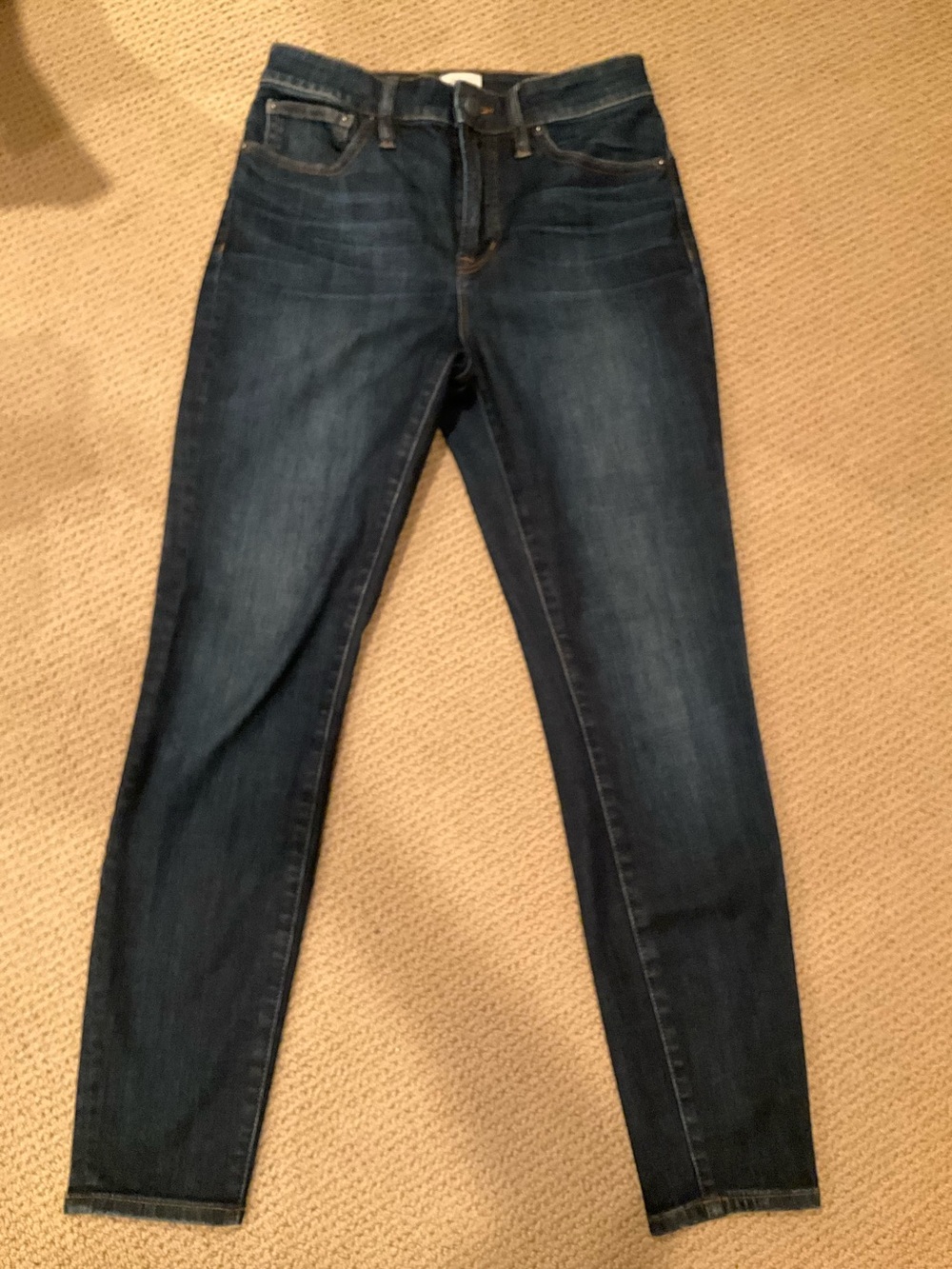 J.Crew curvy toothpick size 26 Classic Dark Blue Women's Skinny Jeans